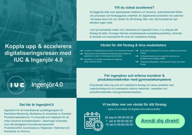 Ingenjör4.0 infoträffar